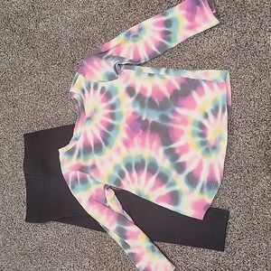 Tie dye toddler set